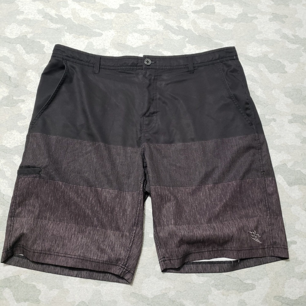 Hybrid Collection Shorts Mens 38 Black Pockets Swim